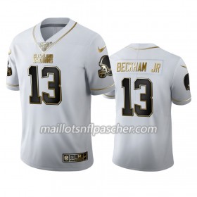 Maillot Cleveland Browns Odell Beckham JR 13 Nike Blanc Golden Edition 100th - Homme